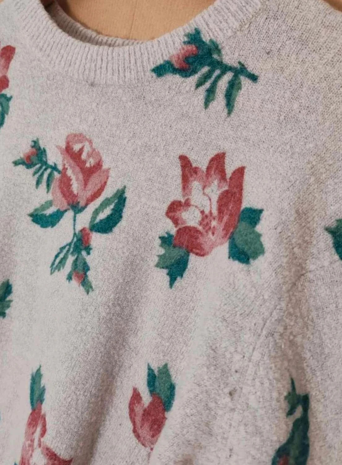 Pull fleuris taille M/L