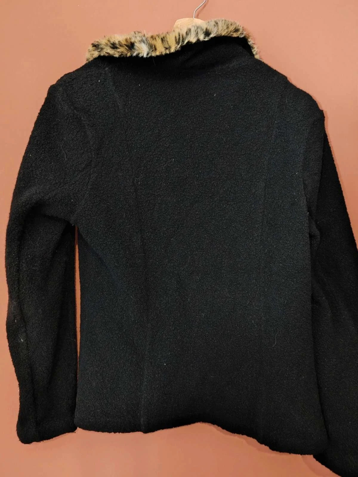 Gilet léopard laine