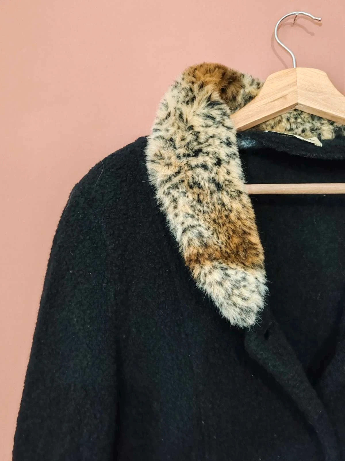 Gilet léopard laine