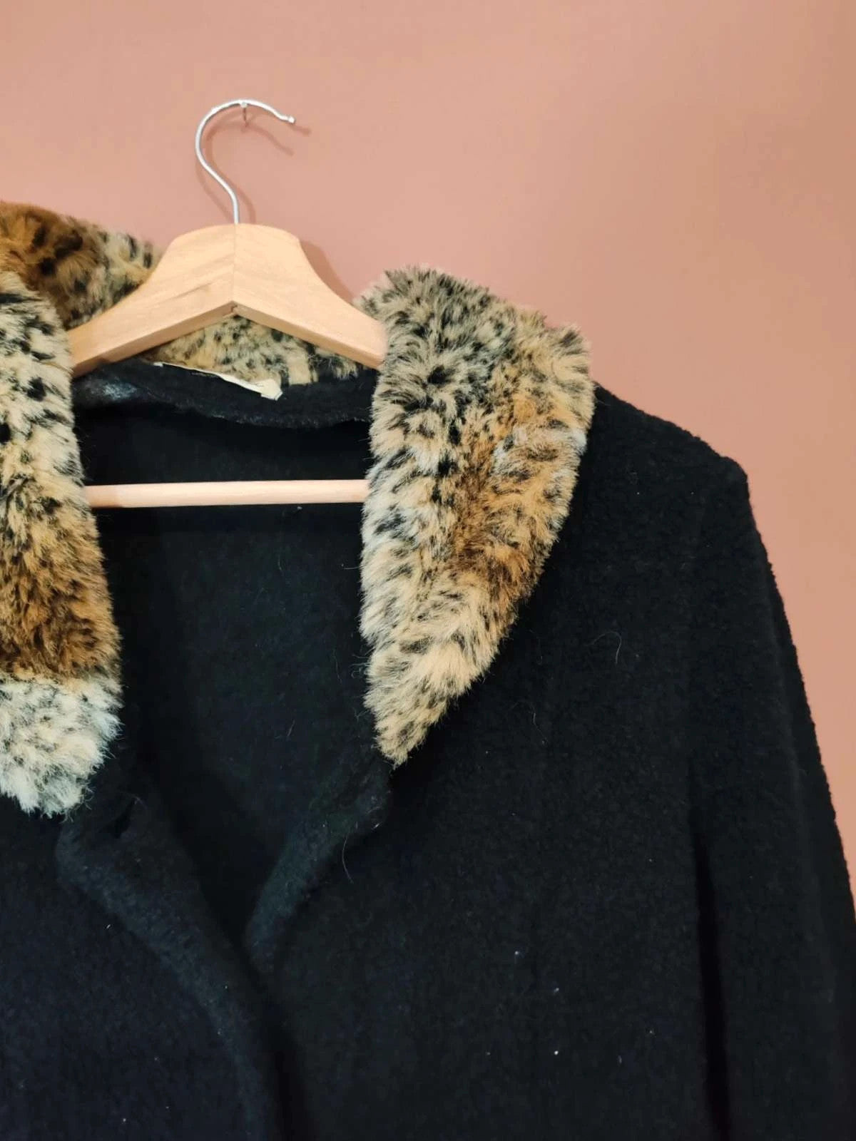 Gilet léopard laine