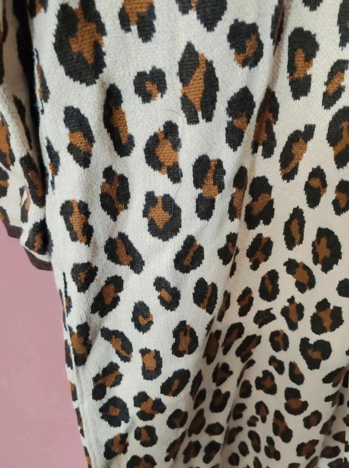 Robe longue léopard