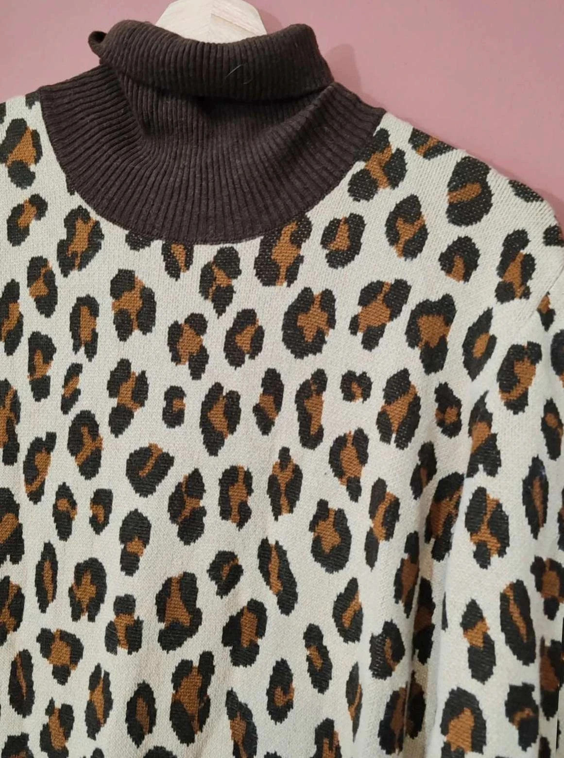 Robe longue léopard