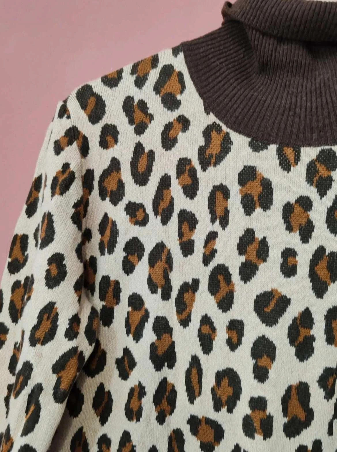 Robe longue léopard