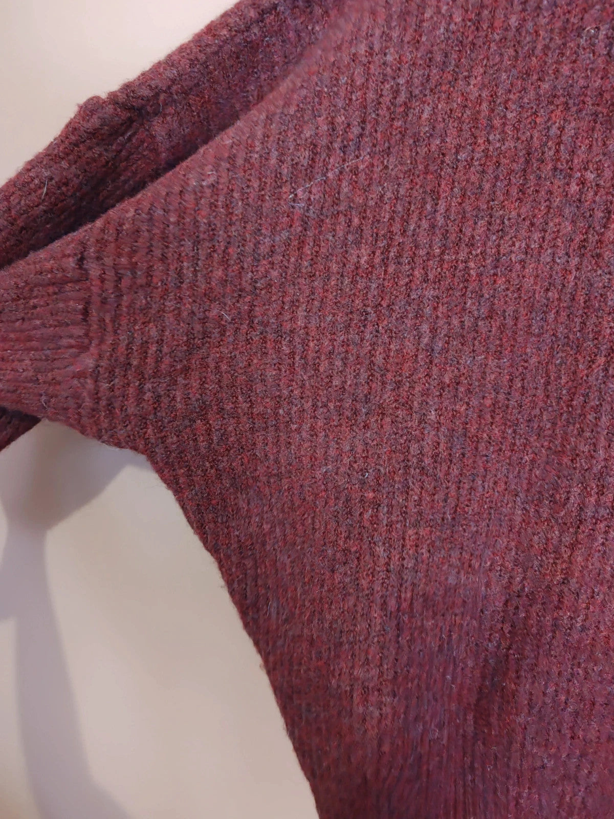 Pull mohair bordeaux taille L