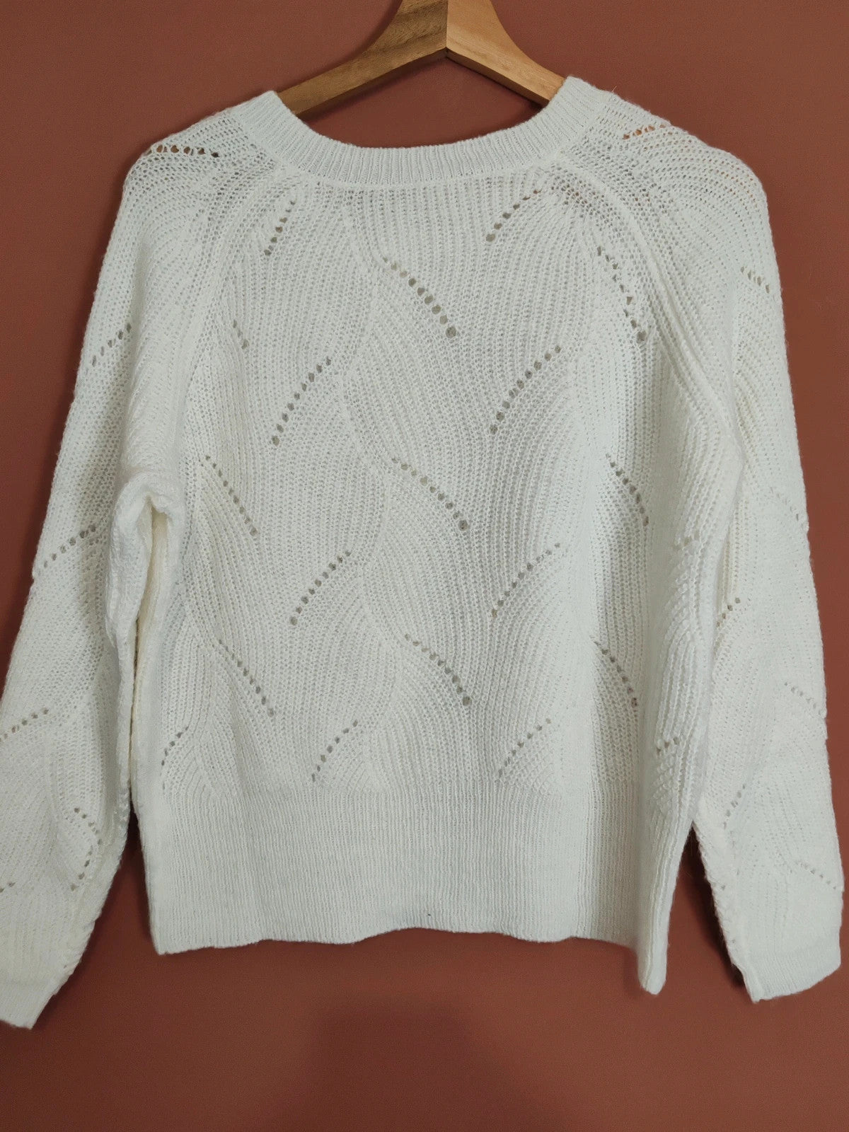 Cardigan maille écru taille S