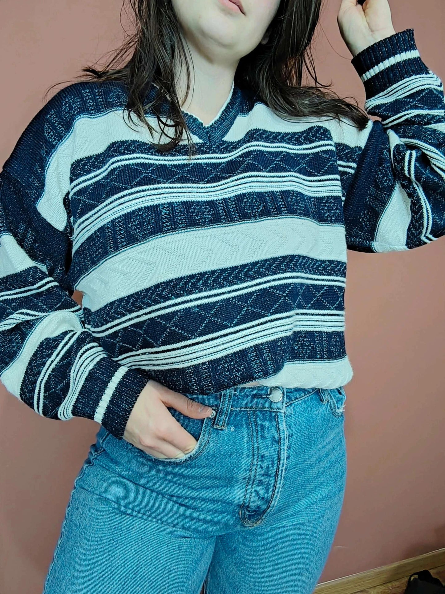 Pull jacquard granola girl