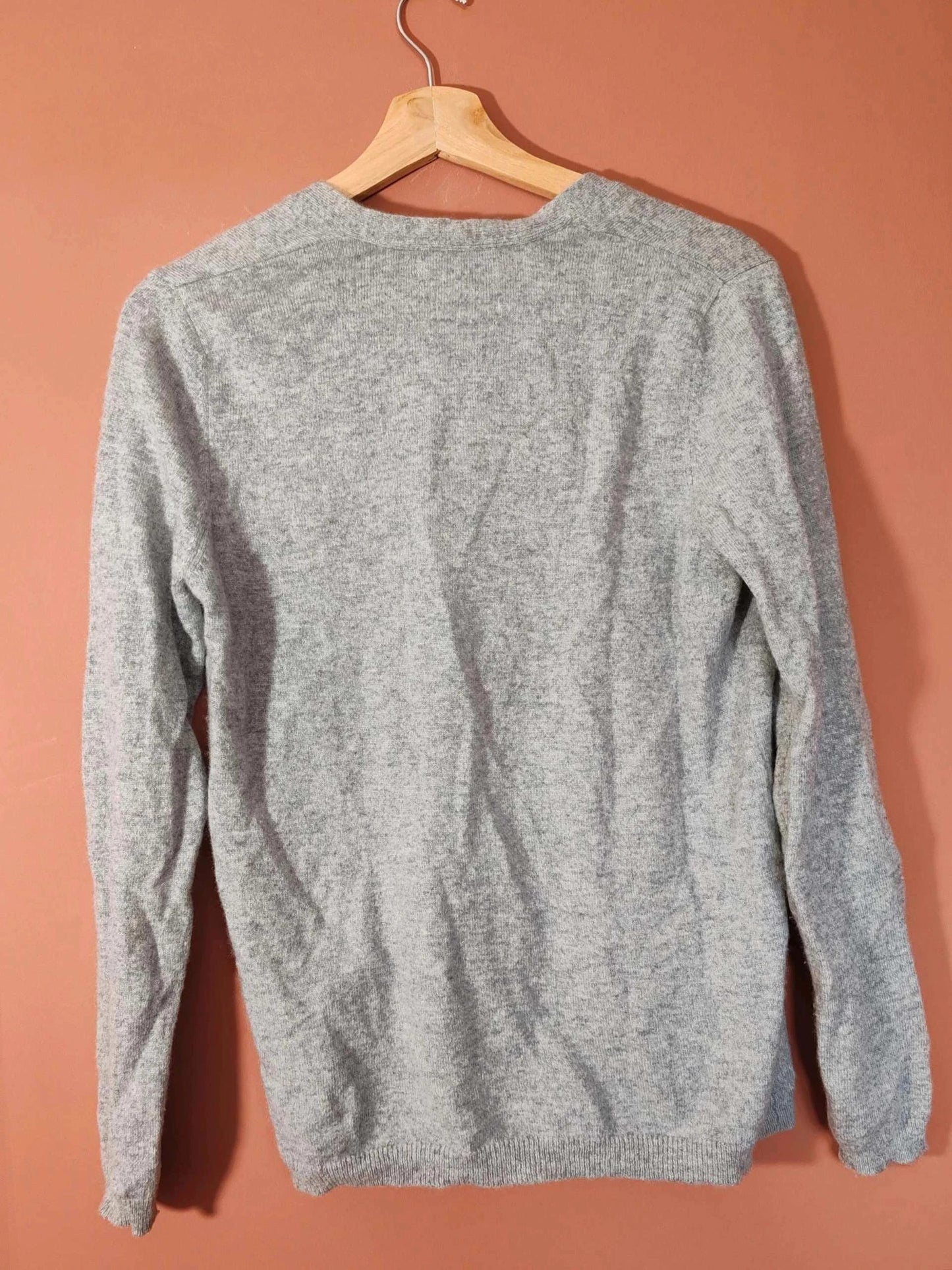 Cardigan cachemire gris taille S