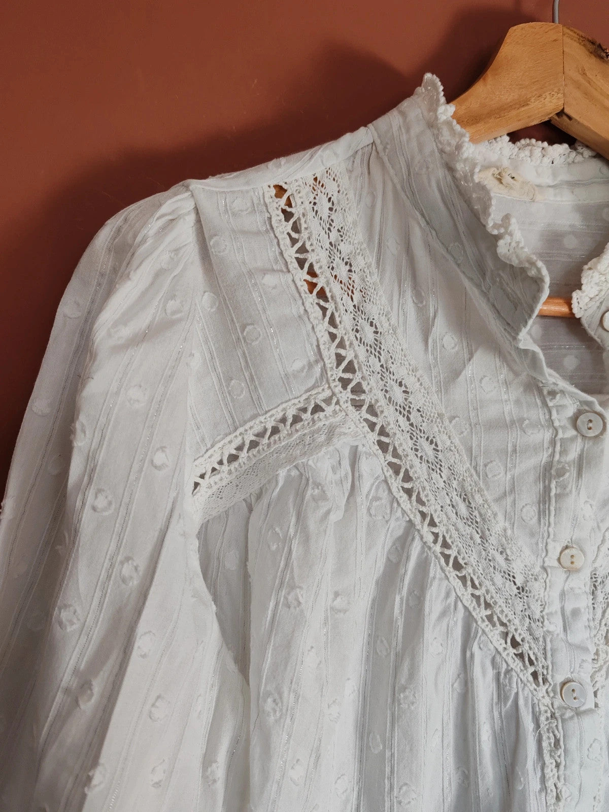 Blouse romantique taille M