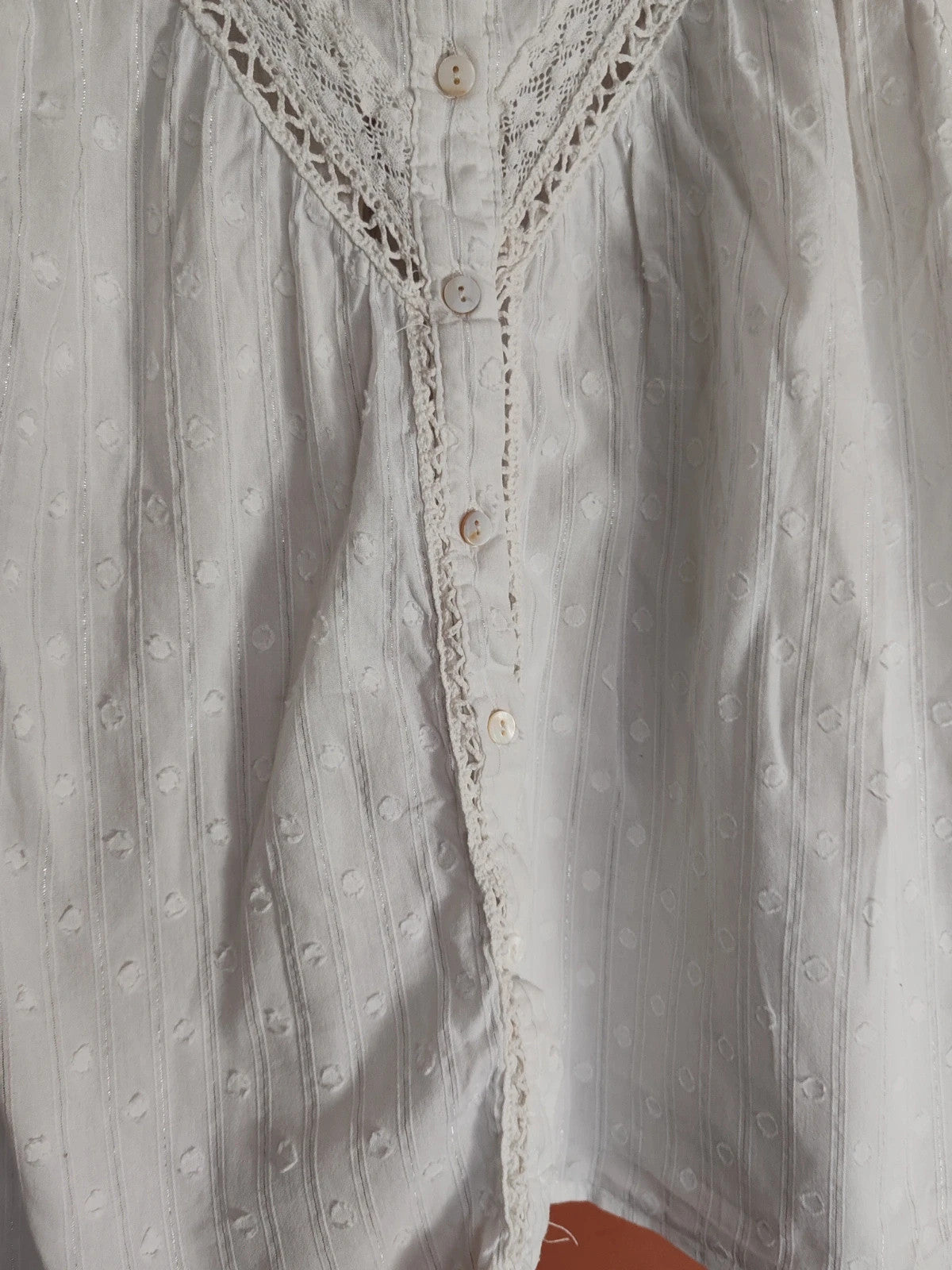Blouse romantique taille M