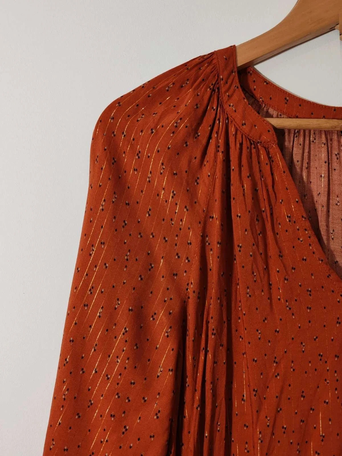 Robe patineuse orange