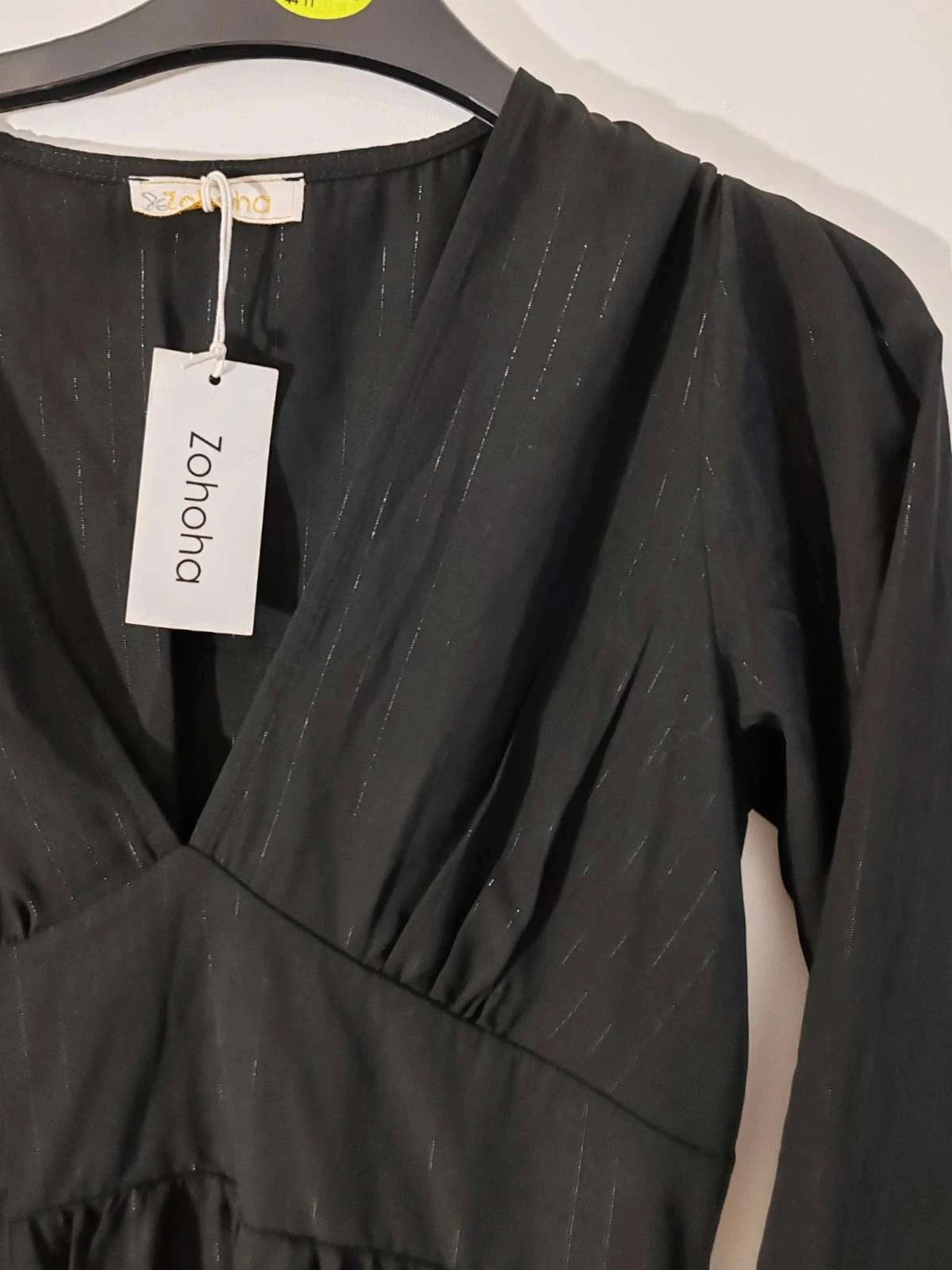 Robe longue noire taille S