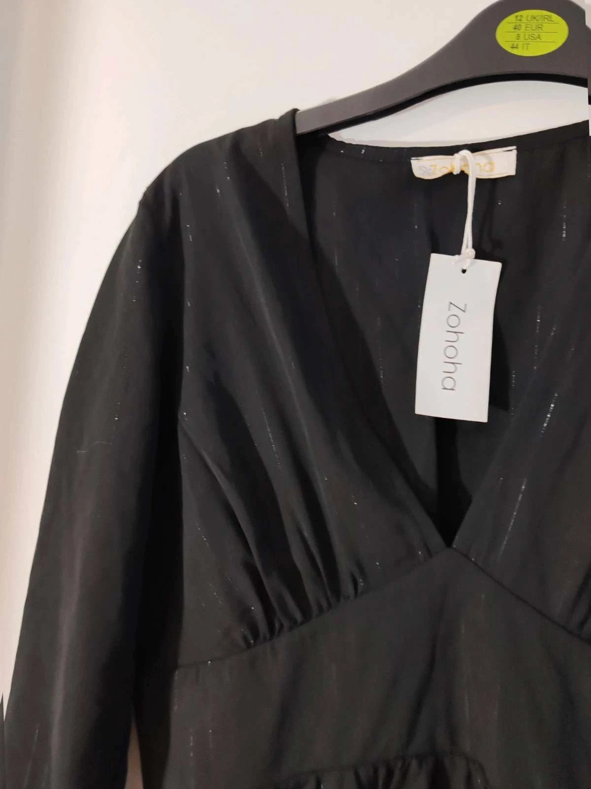 Robe longue noire taille S