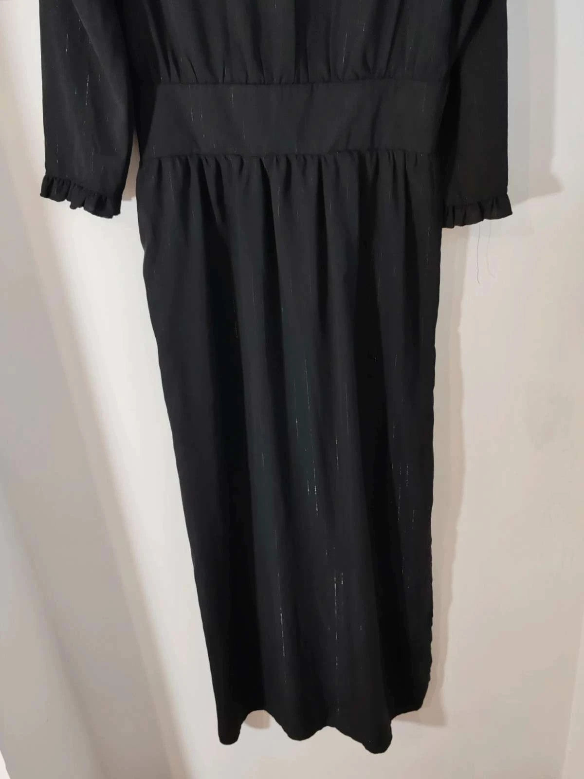 Robe longue noire taille S