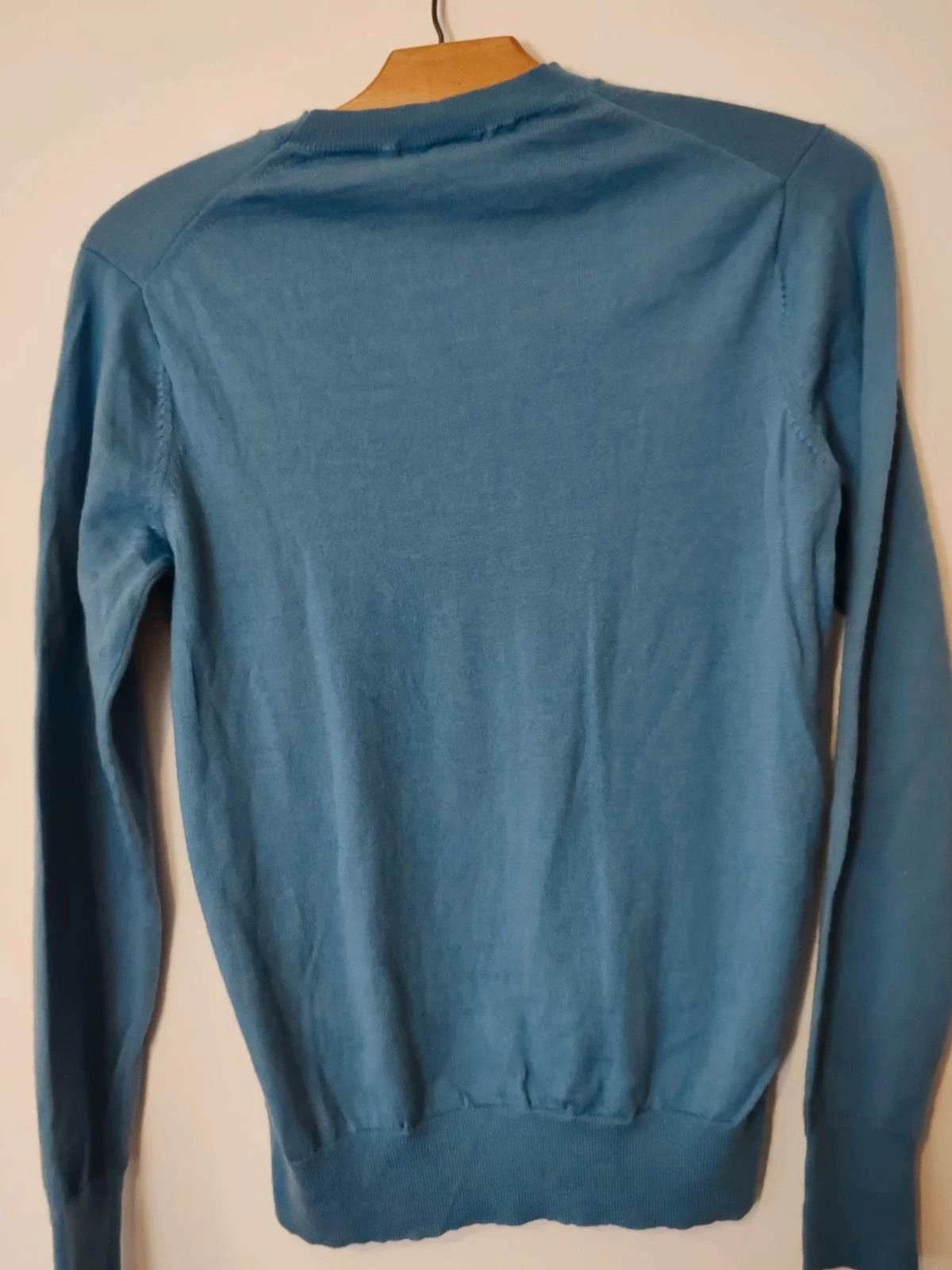 Pull laine Uniqlo bleu