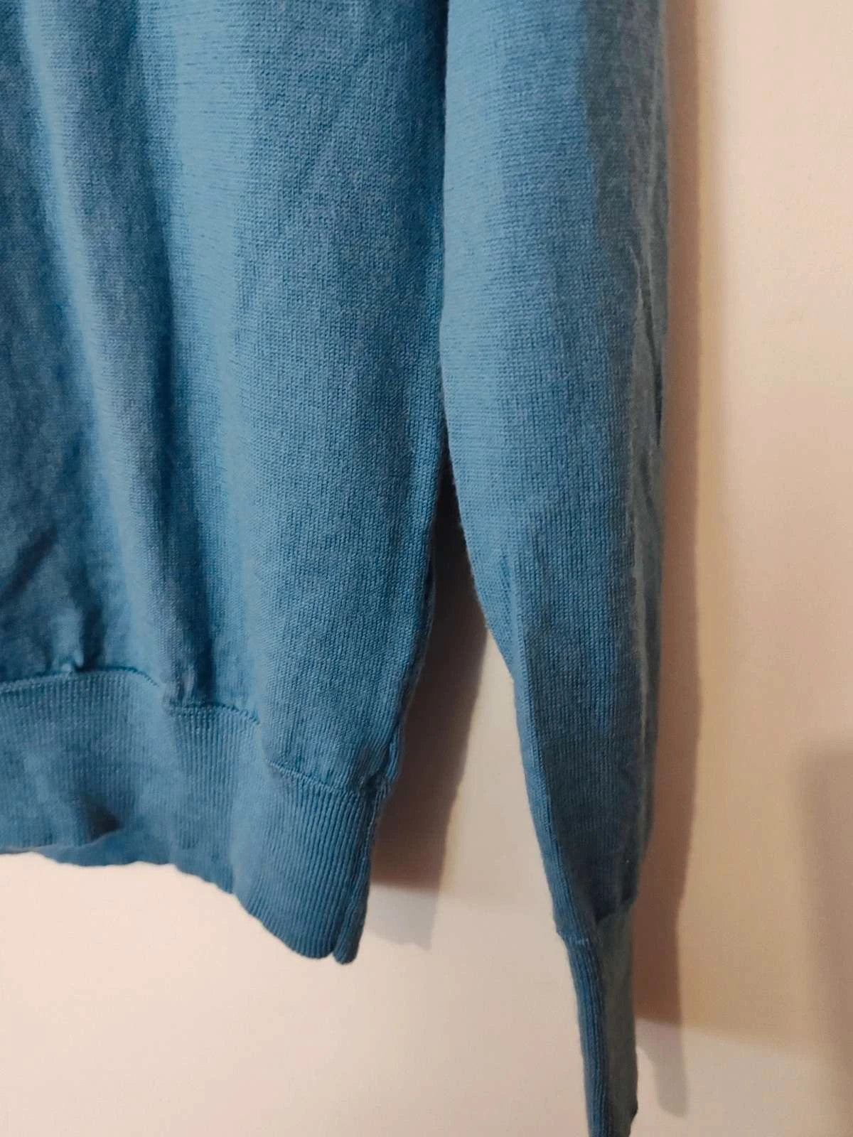 Pull laine Uniqlo bleu