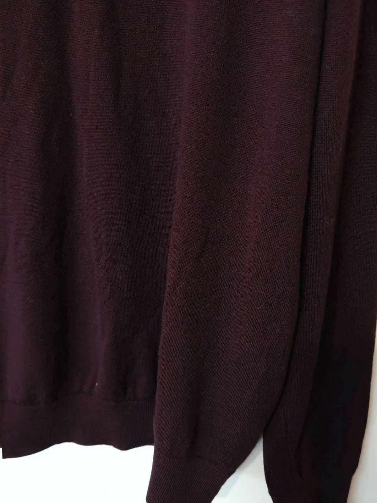 Pull laine Uniqlo aubergine