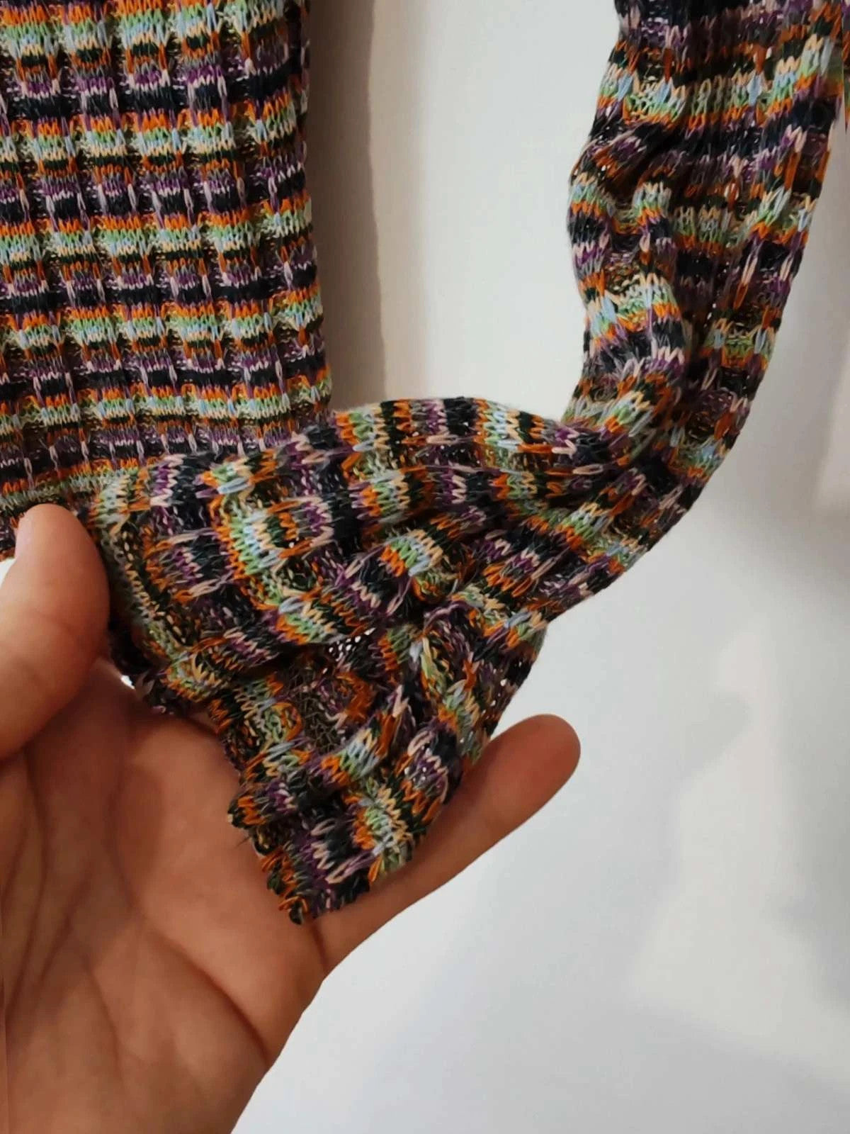 Gilet multicolore taille S