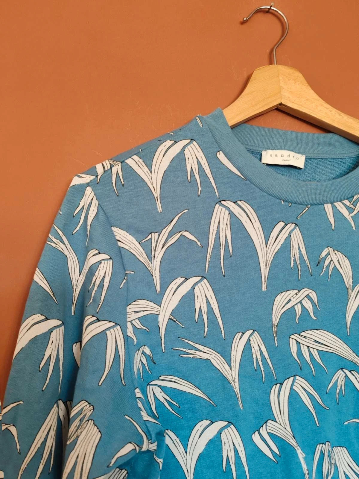 Sweat feuillage Sandro taille S homme