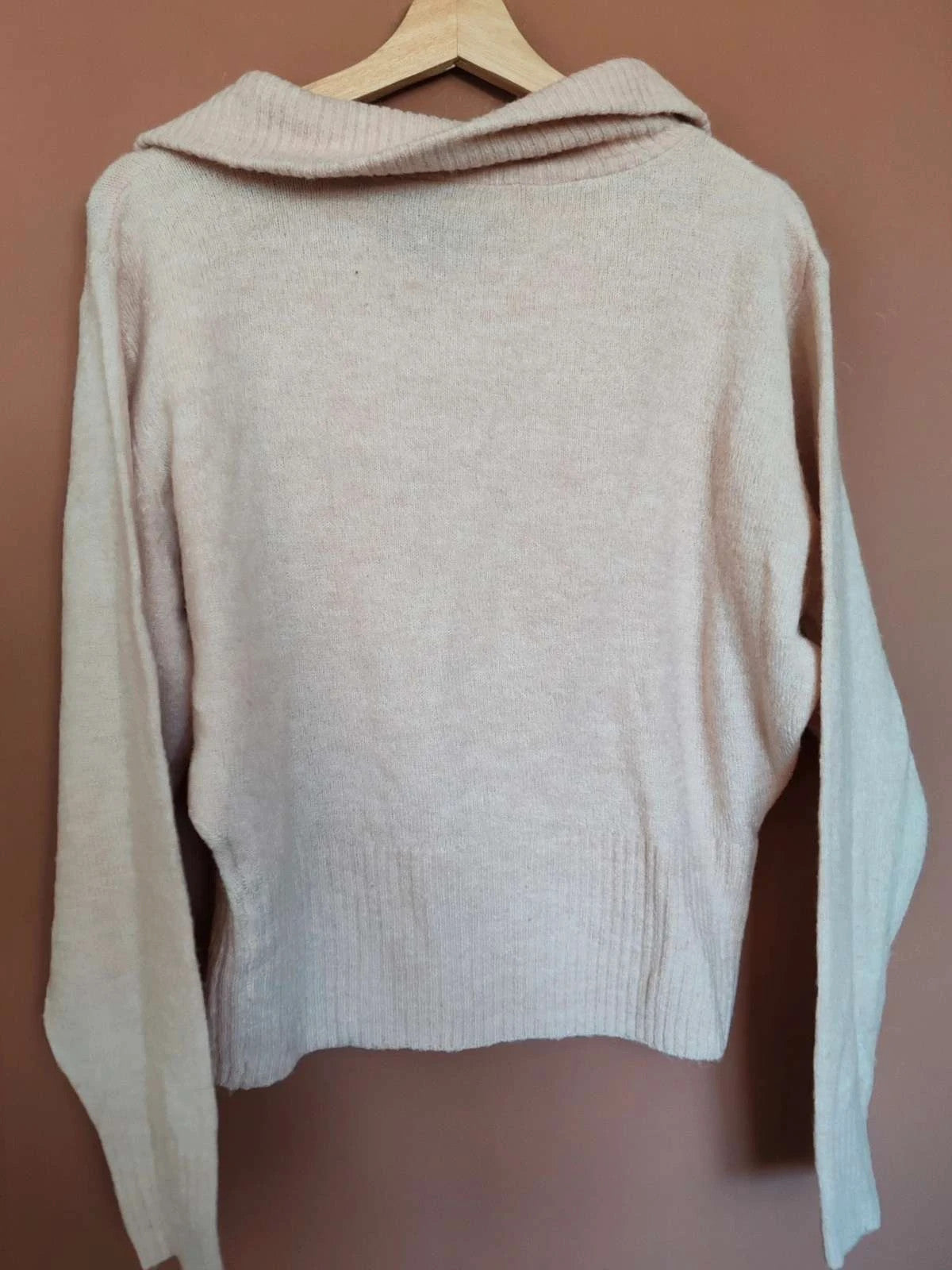 Pull col camionneur rose