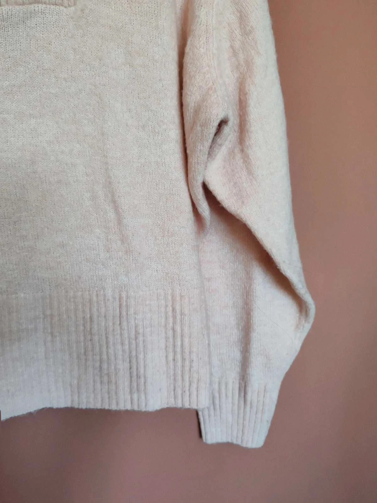 Pull col camionneur rose