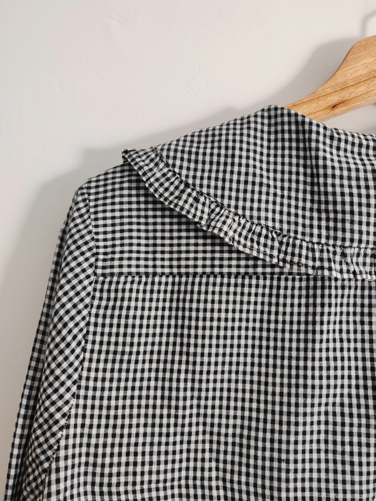 Blouse vichy col claudine taille S/M