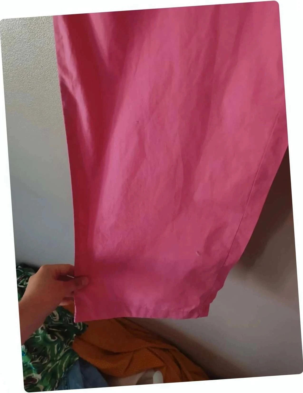 Pantalon large rose