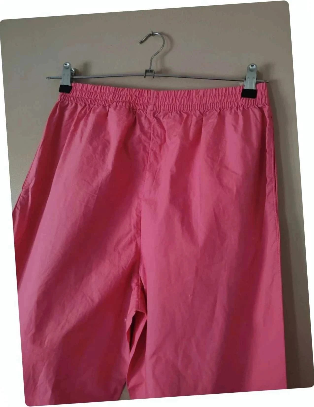 Pantalon large rose