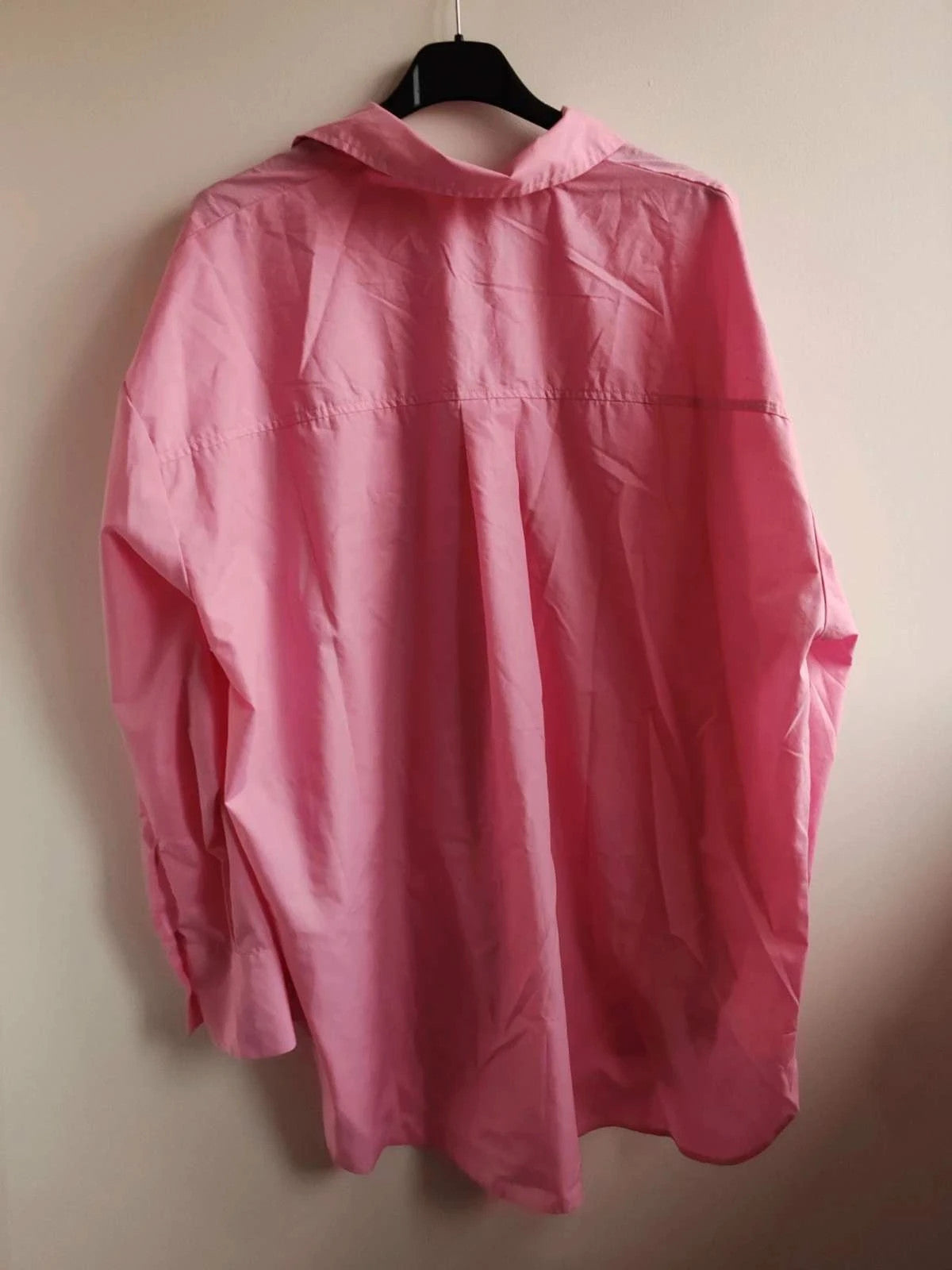 Chemise large rose taille L