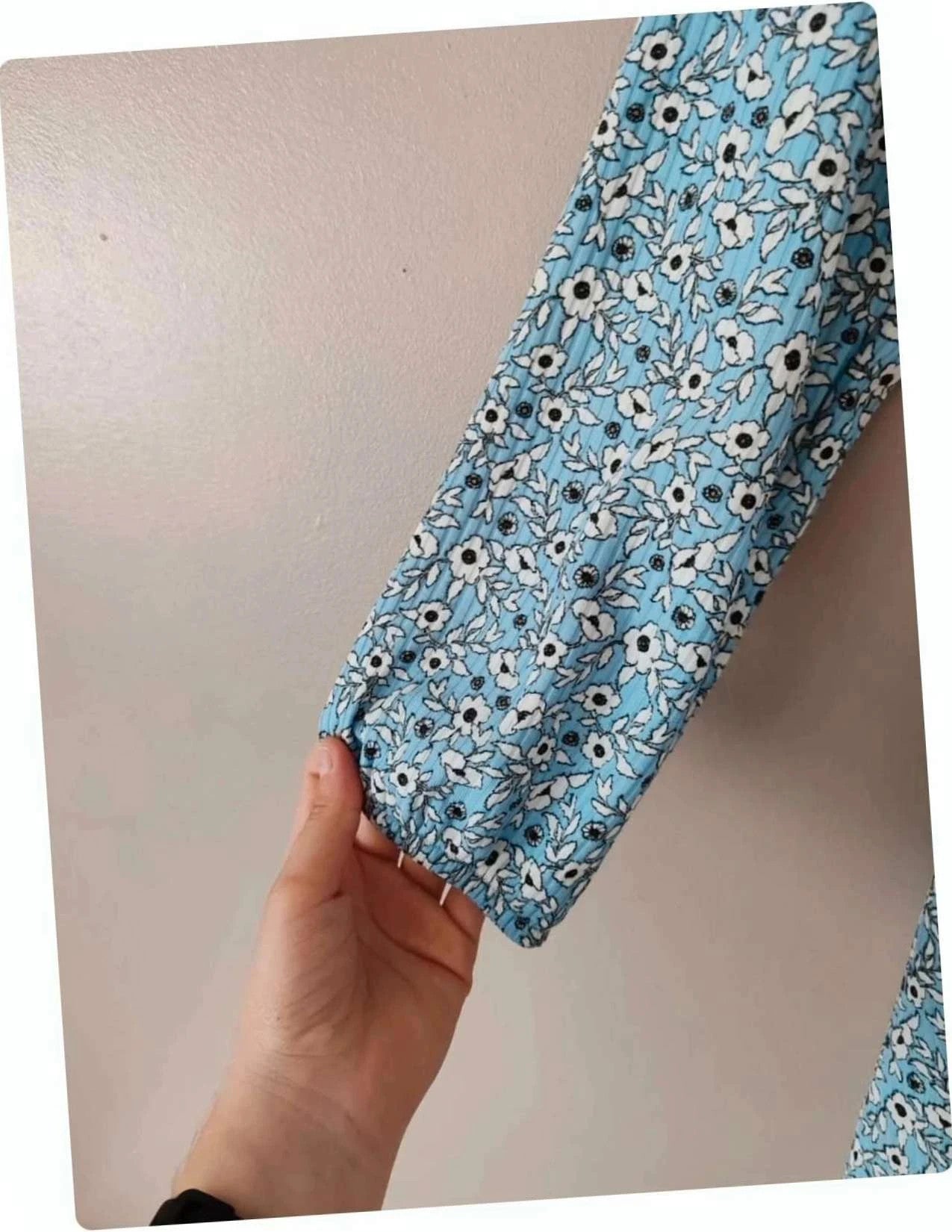 Robe jersey bleu