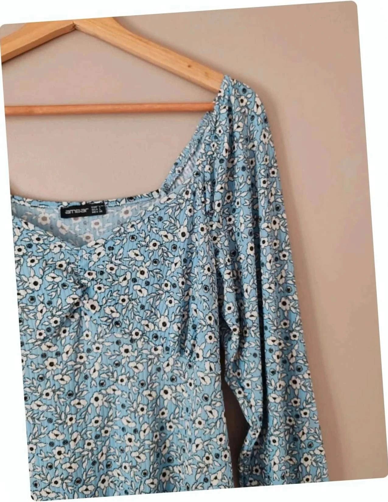 Robe jersey bleu