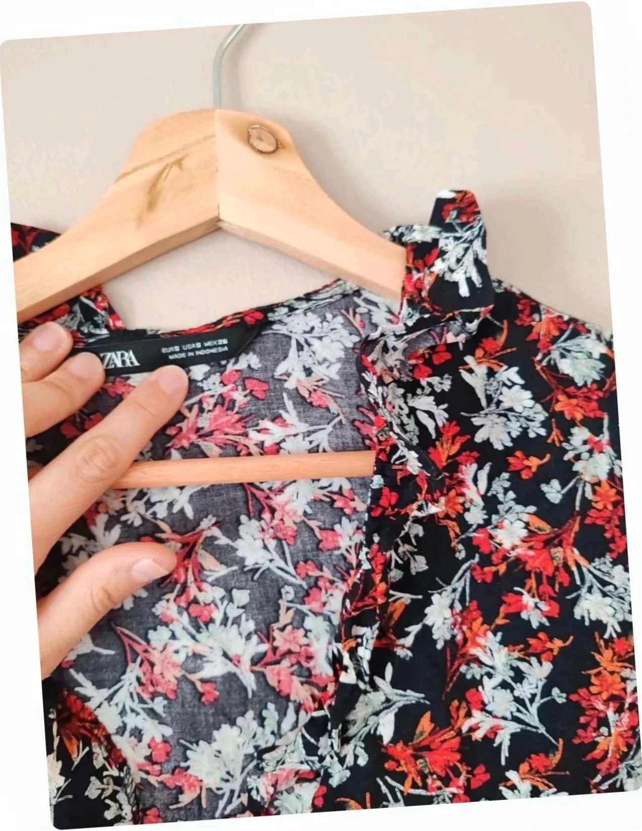 Robe fleuris zara