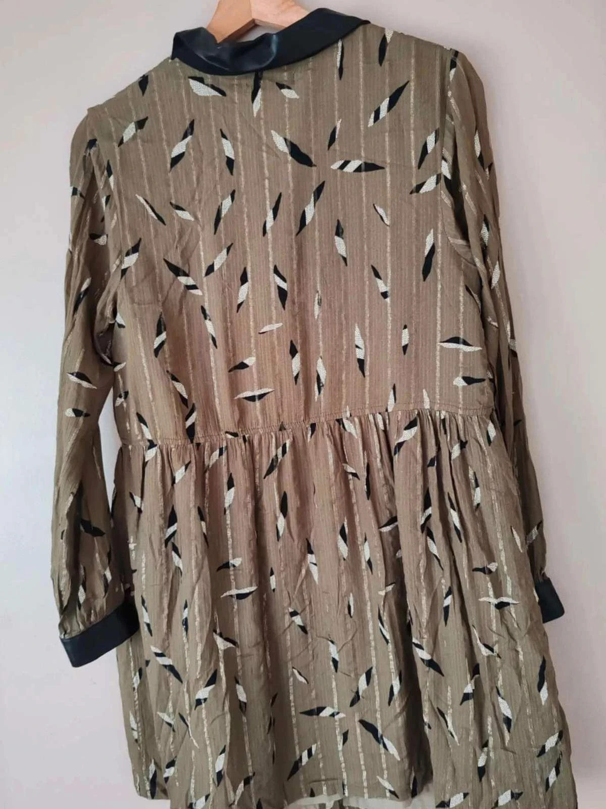 Robe maternité kaki