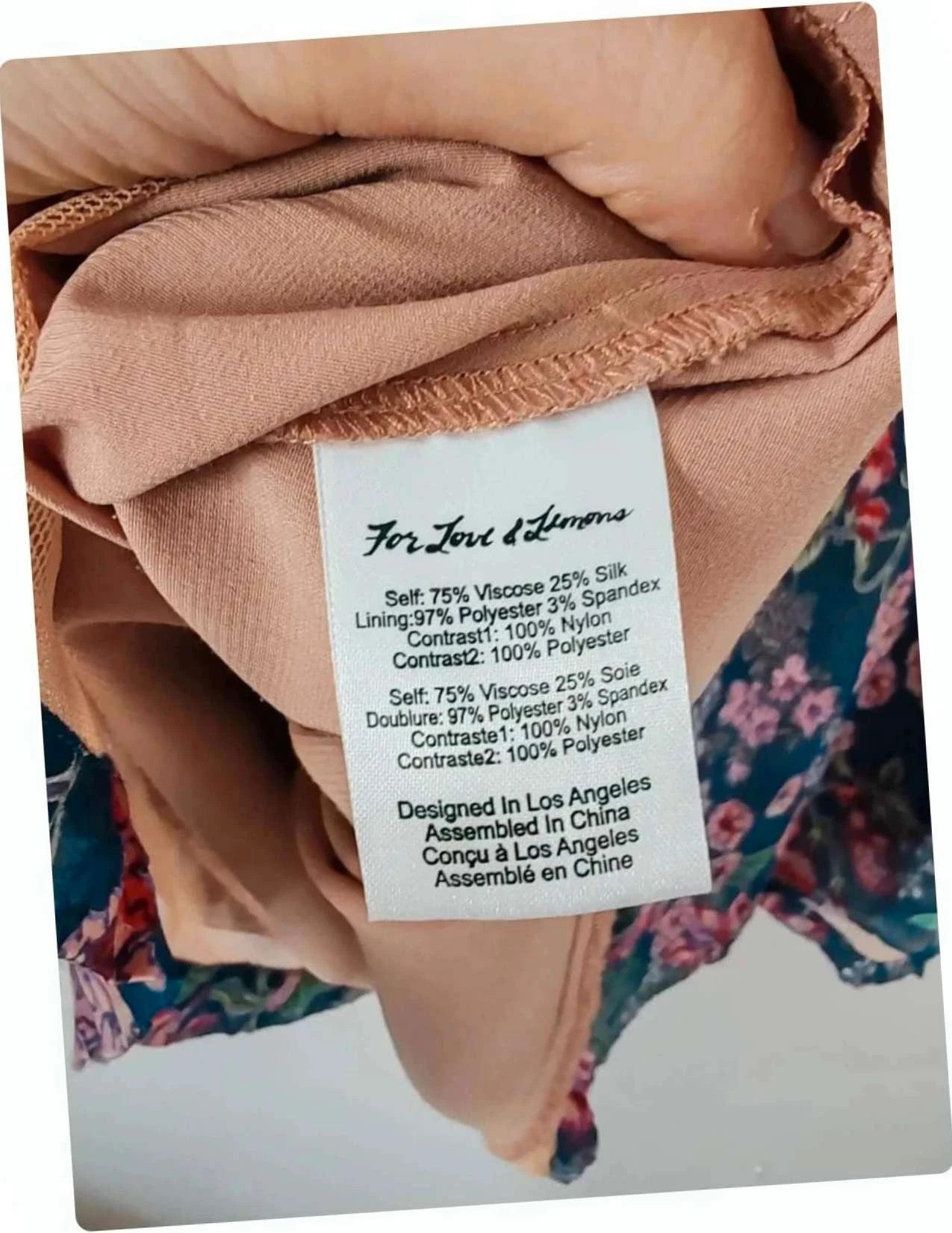 Robe fleurie For love and lemon