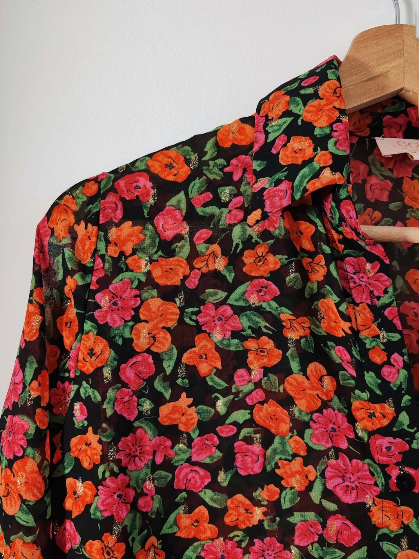Chemise fluide fleurie taille S