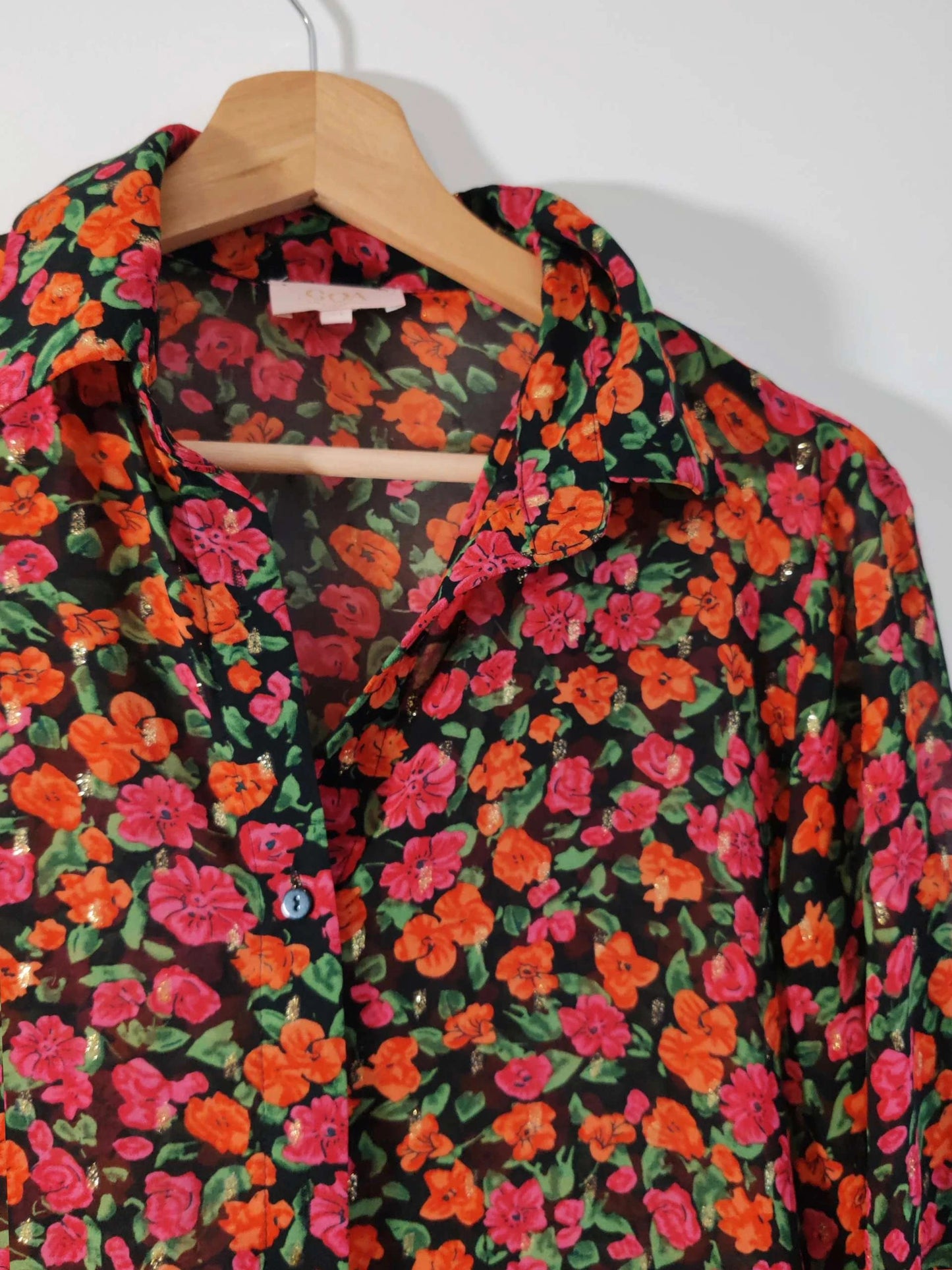 Chemise fluide fleurie taille S