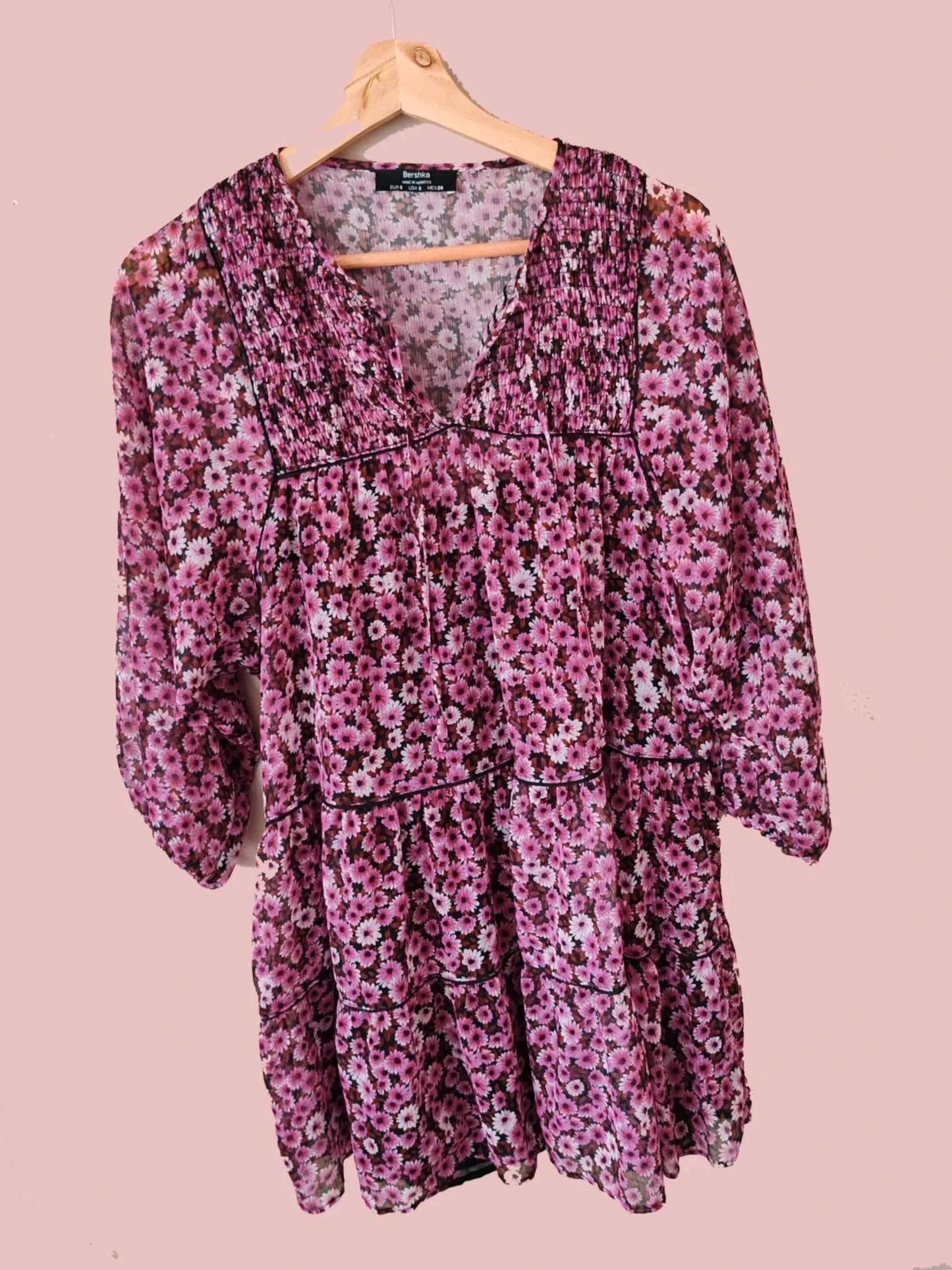 Robe fleurie courte