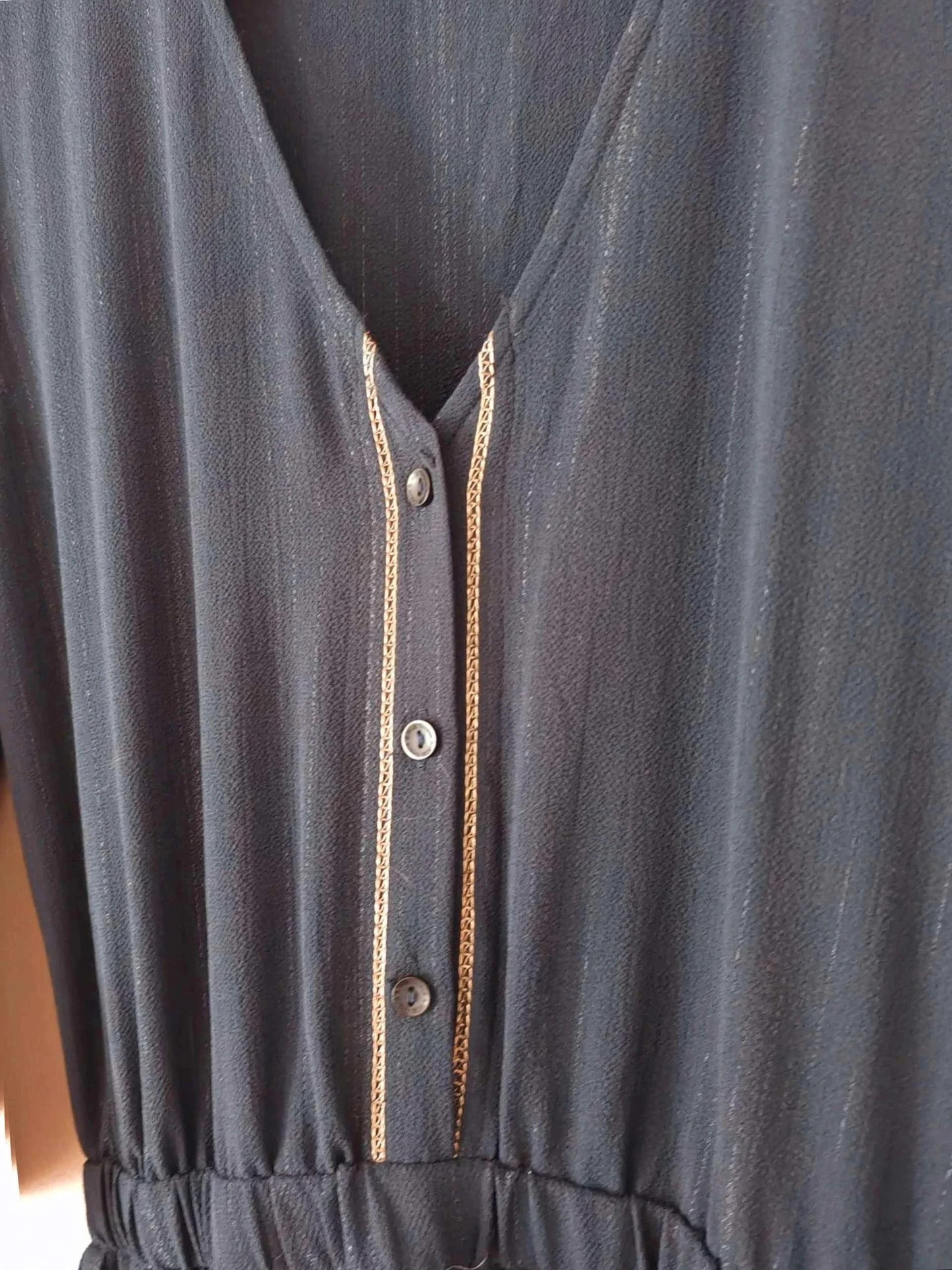 Robe midi marine plissée