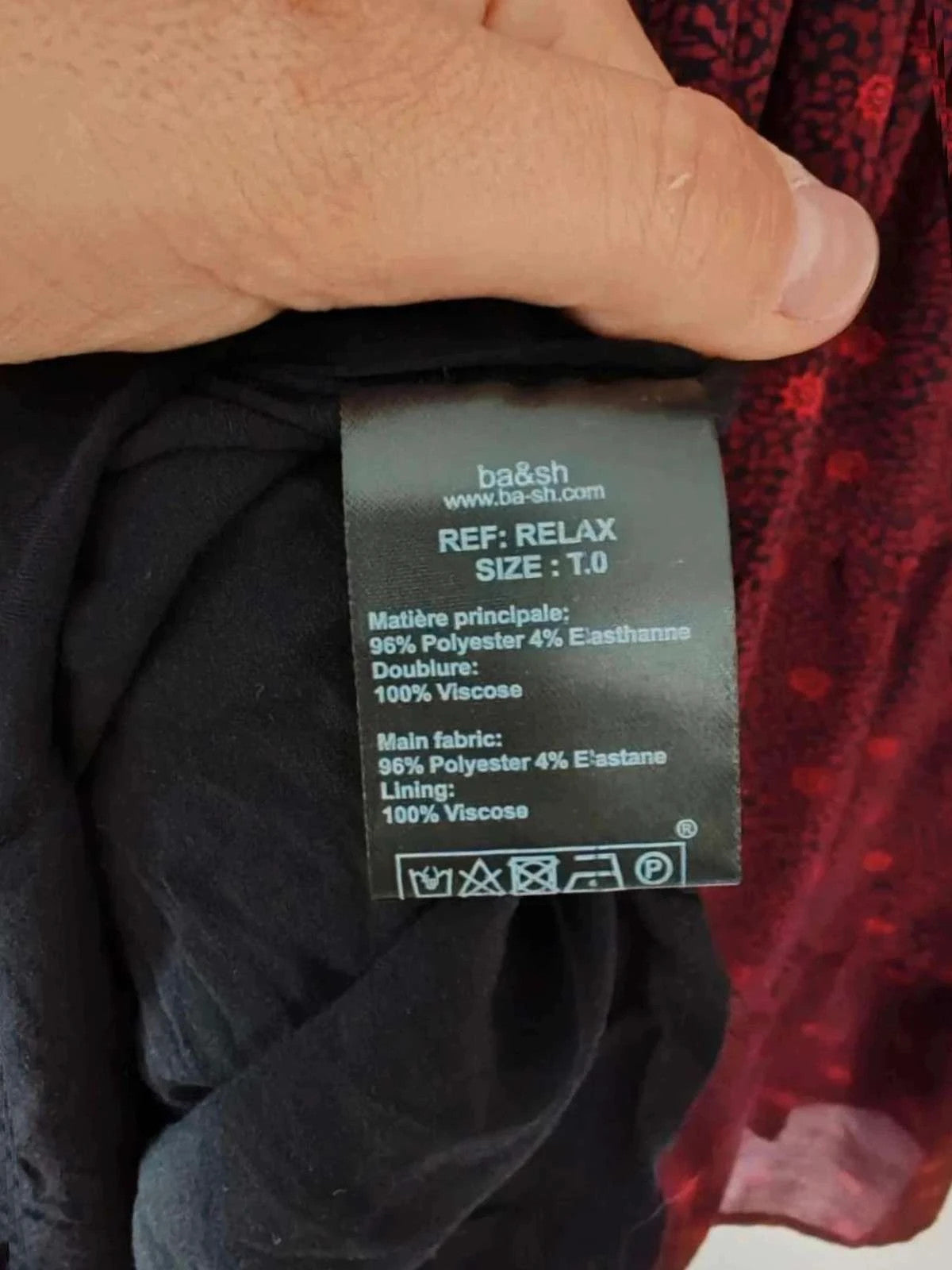 Robe à motif Bash taille 0