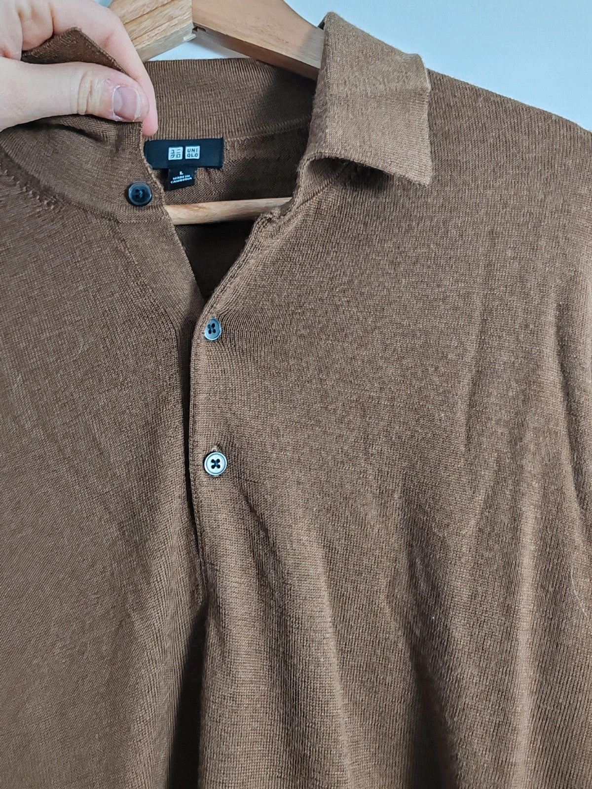 Pull laine uniqlo taille L