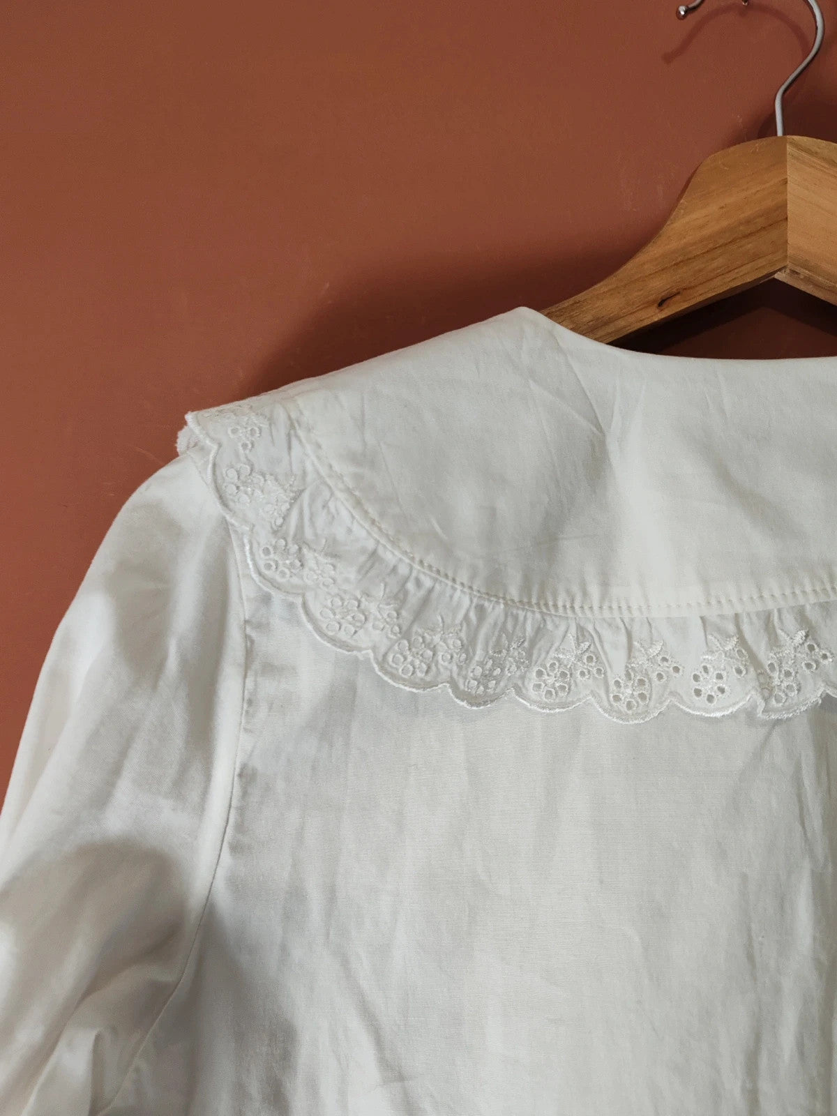 Blouse courte col claudine taille S/M