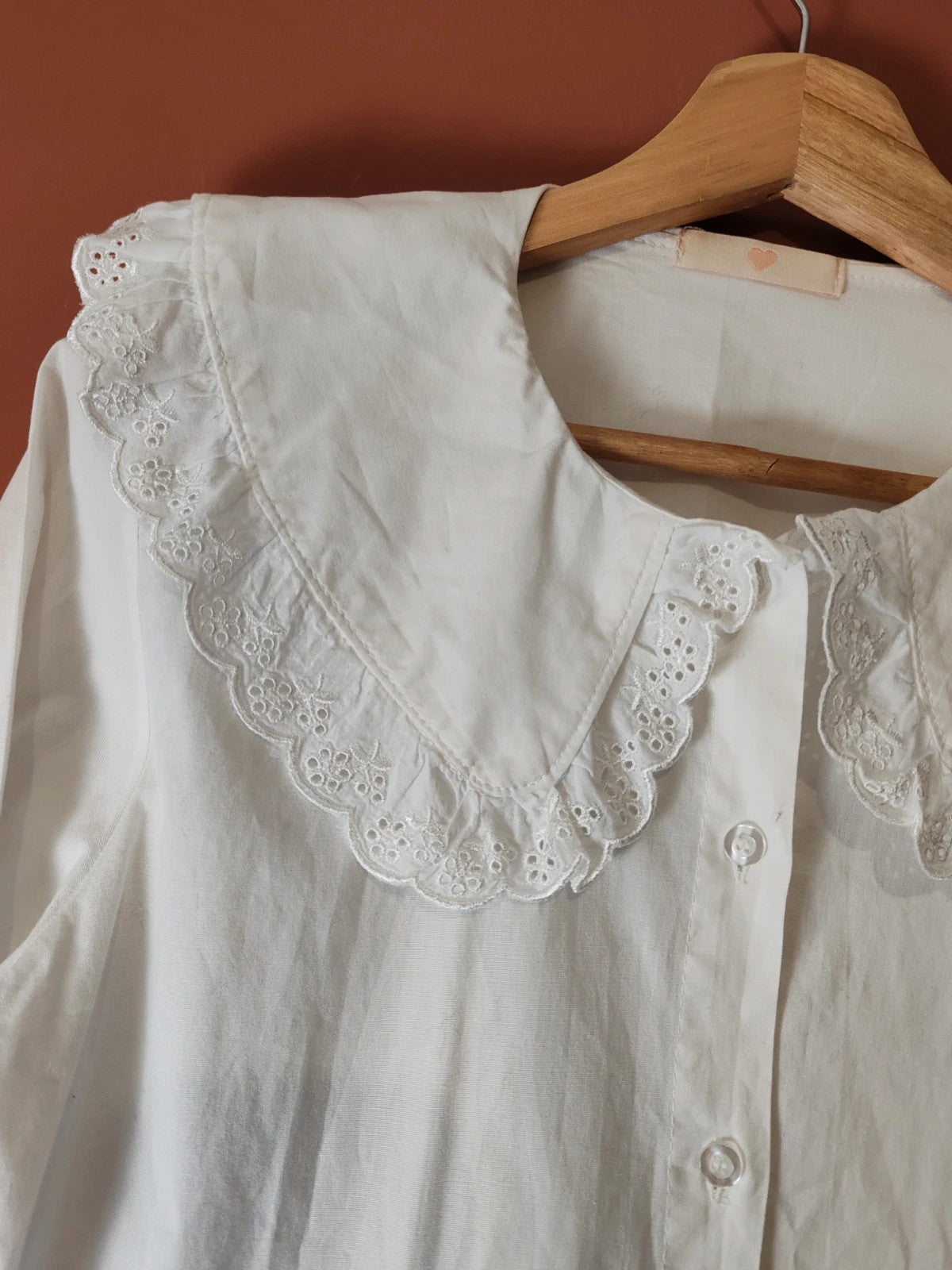 Blouse courte col claudine taille S/M