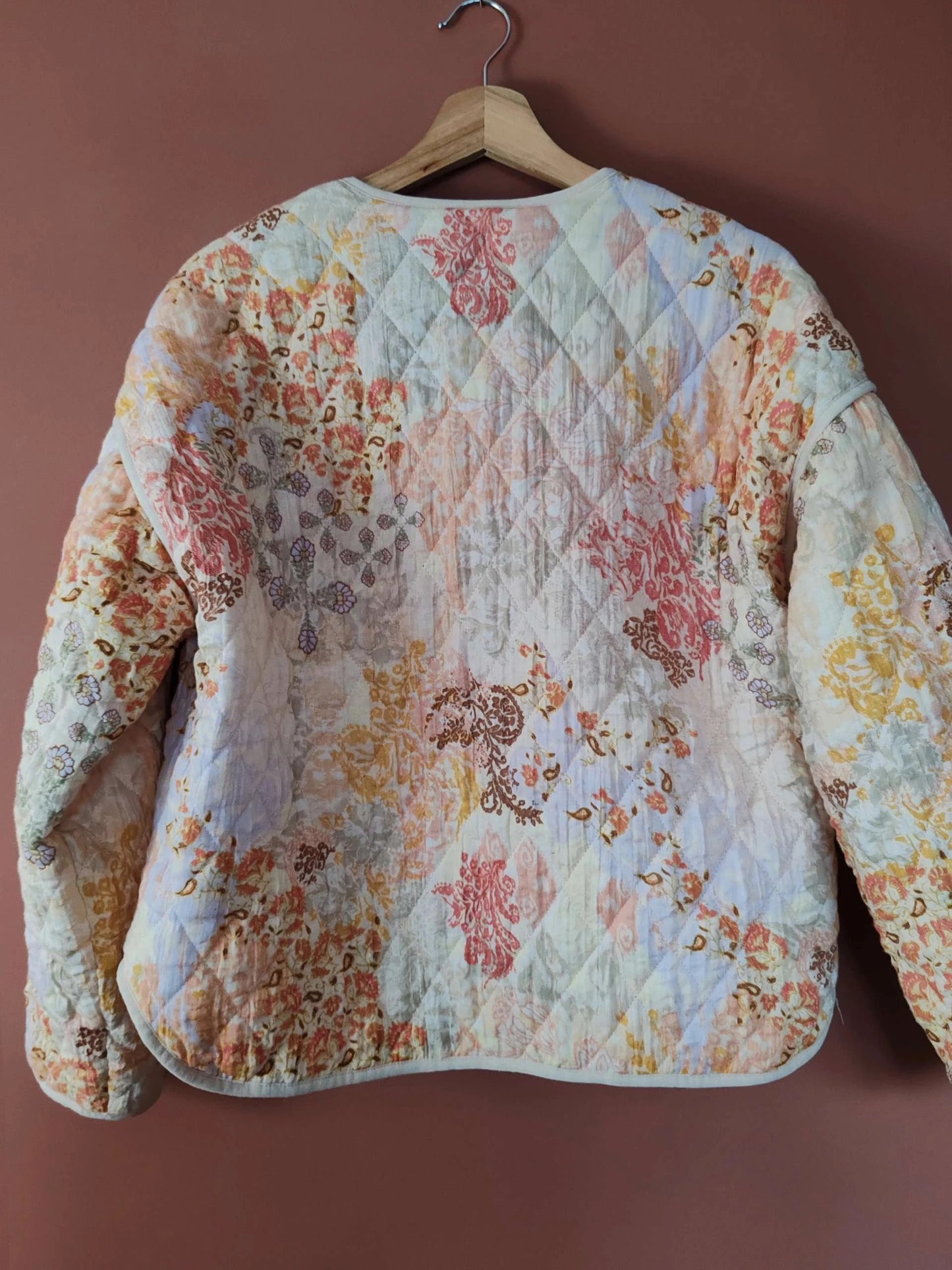 Veste matelassée orange taille S