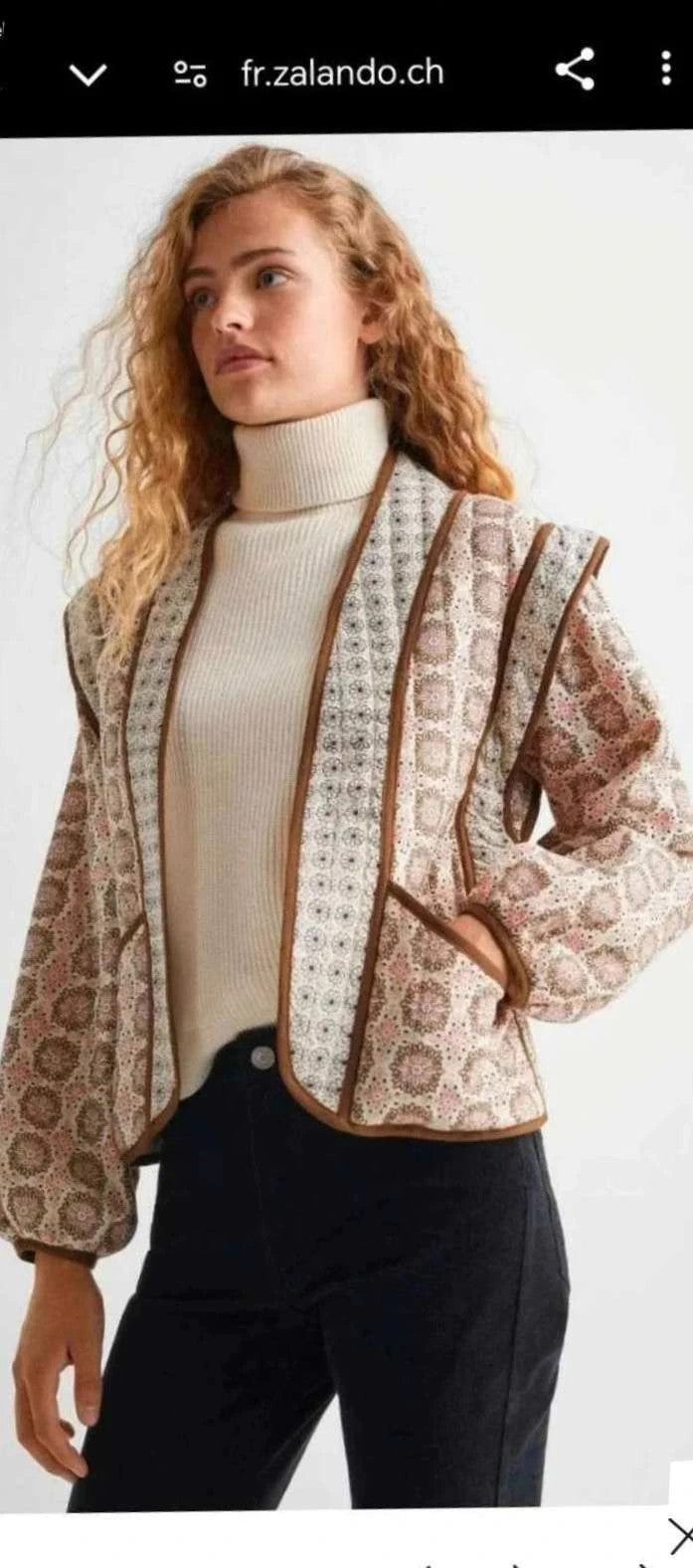 Veste matelassé mango taille XS
