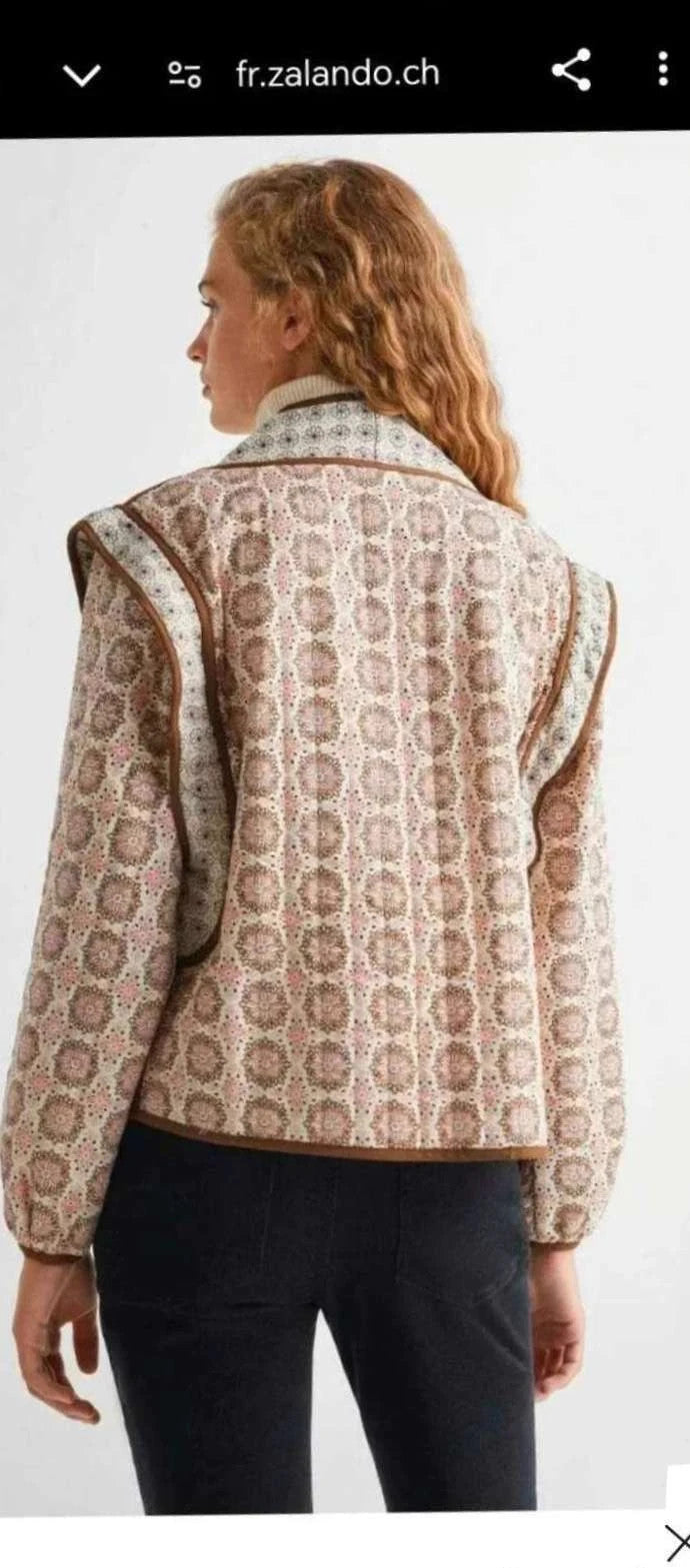 Veste matelassé mango taille XS