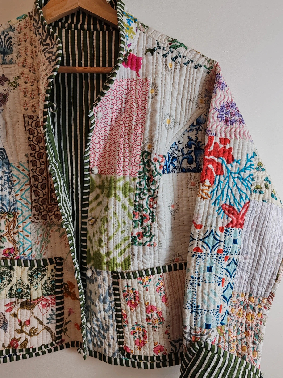 Veste matelassée patchwork taille S/M