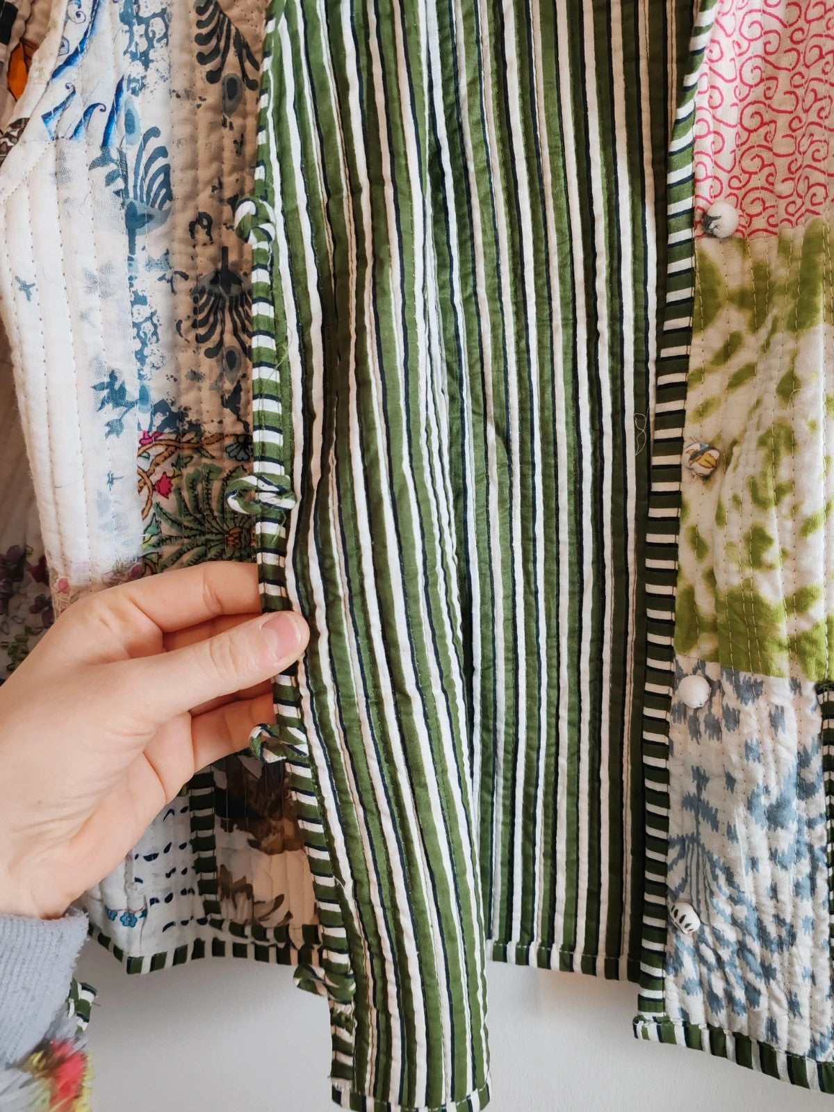 Veste matelassée patchwork taille S/M