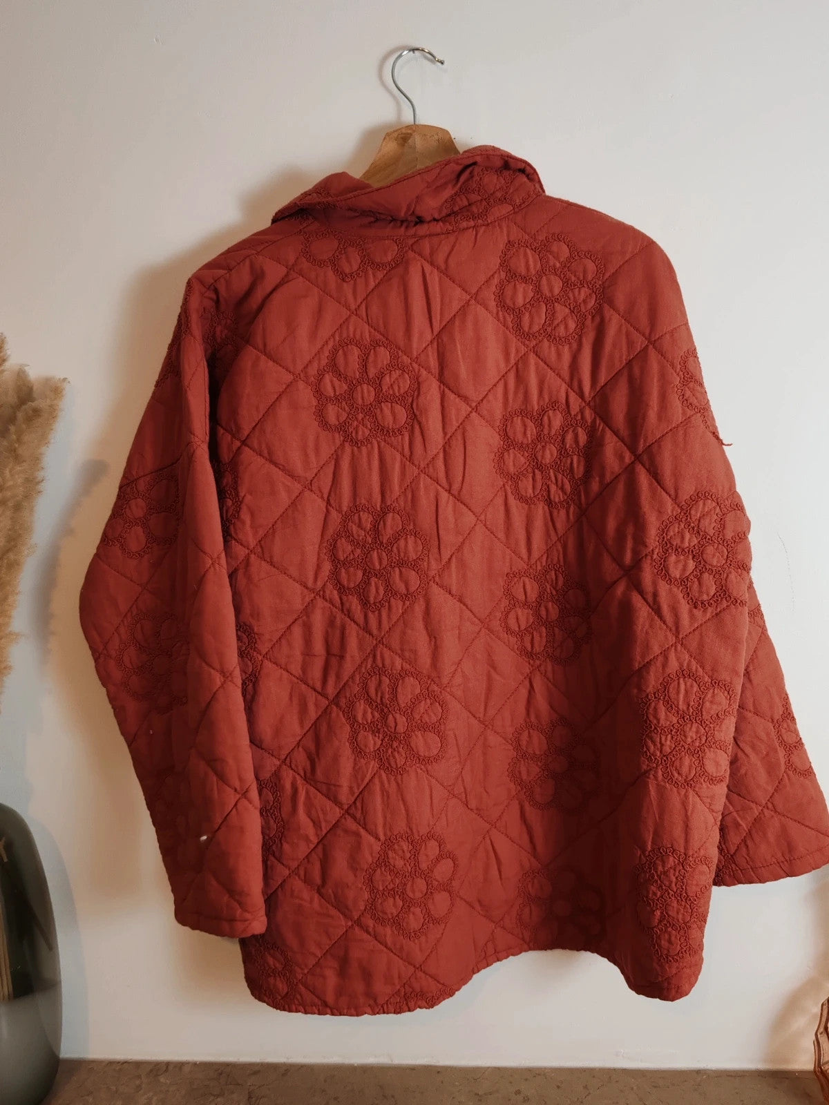 Veste matelassée terracotta taille M/L