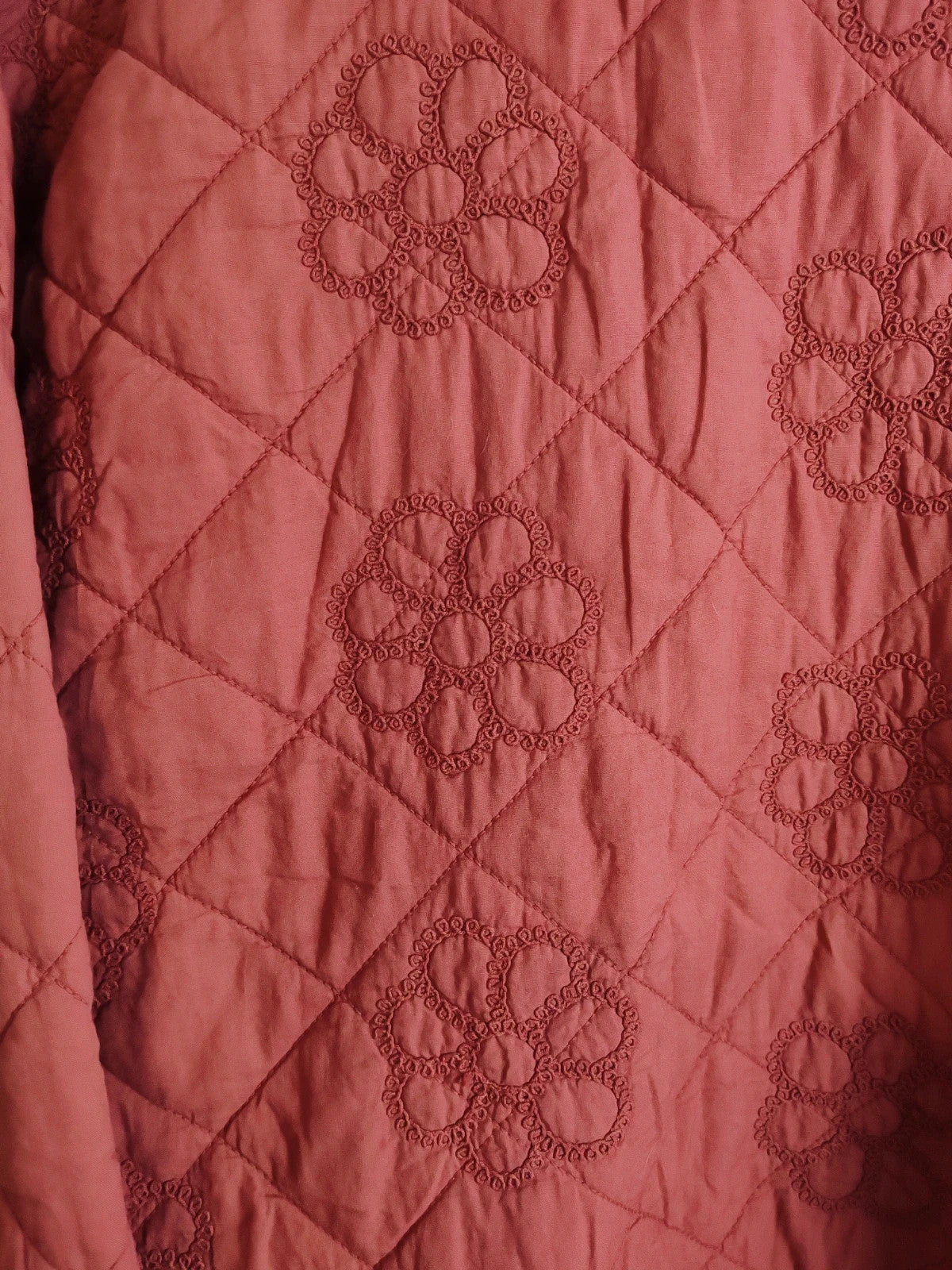 Veste matelassée terracotta taille M/L