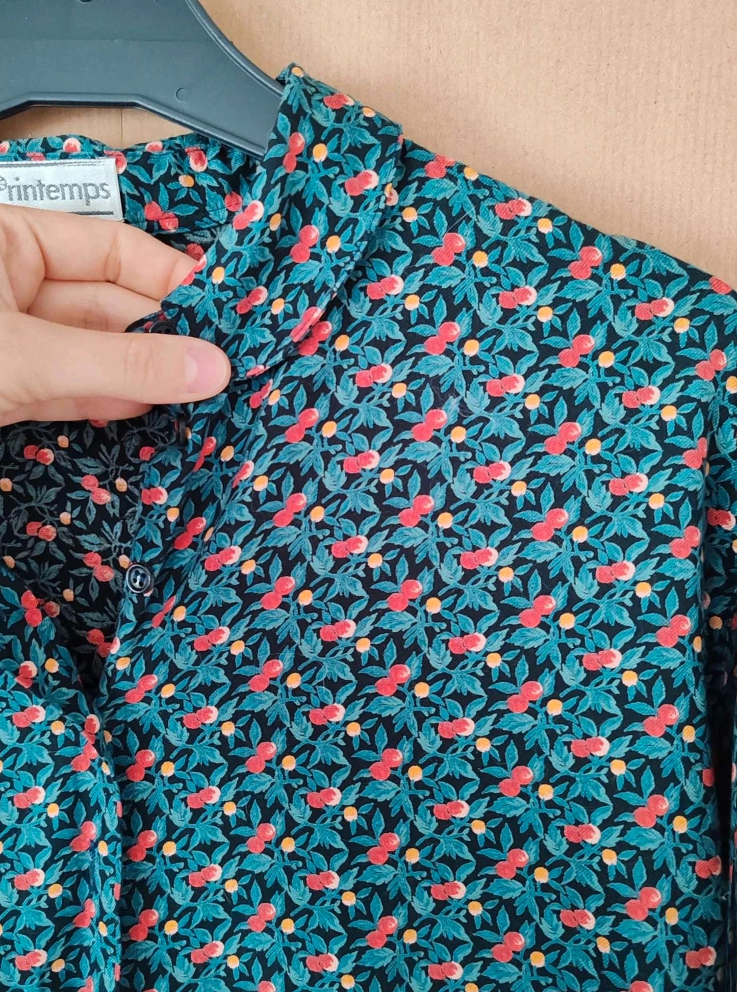 Chemise col claudine vintage