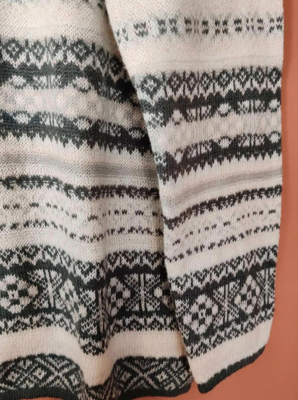 Pull jacquard taille M/L